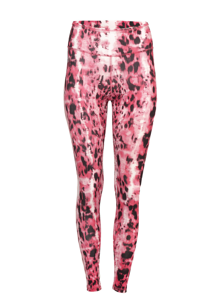 Yoga Leggings Ganga 7/8 - Animal Pink