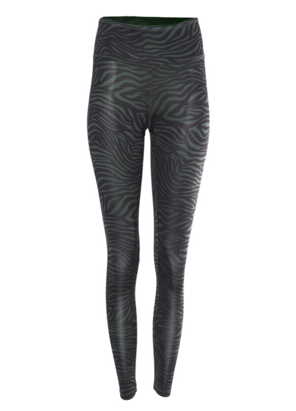 Kismet Yoga Leggings Ganga Deep Jade Zebra frei