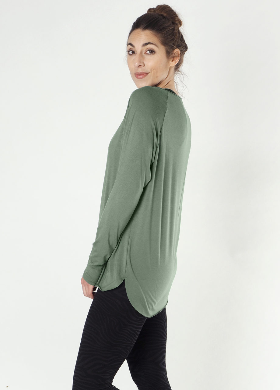 Kismet Yoga Longsleeve Amun jade side
