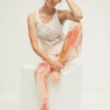 Kismet Logo Tank - White Mood sitting