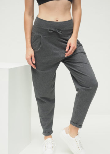 Pant Balian - Grey Marl front mood standing 2