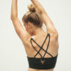 Yoga Bra Top Radha - Deep Jade back 2