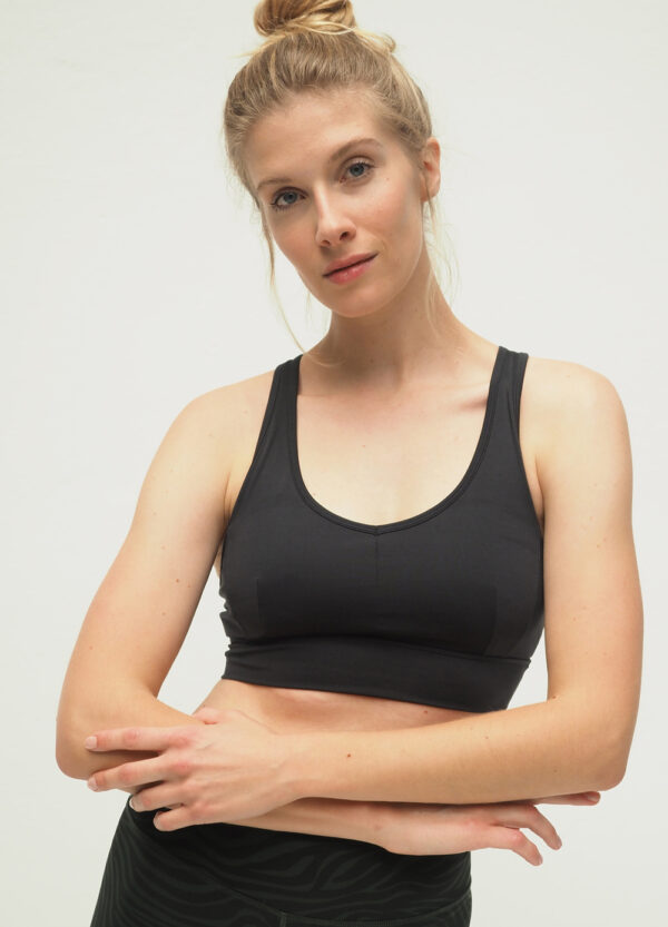 Yoga Bra Top Radha - Anthracite front