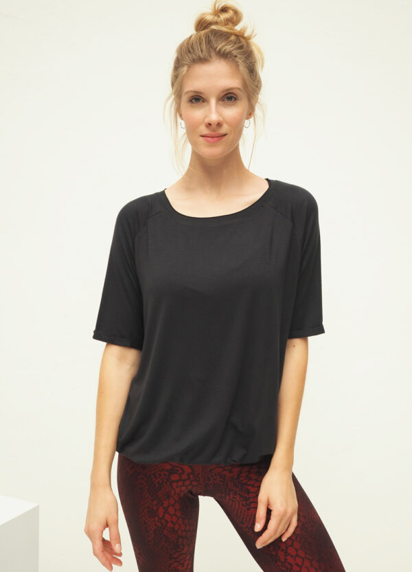 Yoga Tee Jivana - Anthracite front view