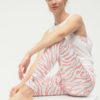 Yoga Leggings Ganga 7/8 - Wild Rose-Kismet Yogastyle-side view