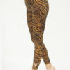 Yoga Leggings Ganga 7/8 - Zebra Desert-Kismet Yogastyle-