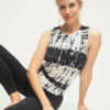 Shakti Tank - Batik Anthracite-Kismet Yogastyle-front look sitting