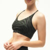 Yoga Bra Top Amba - Camou Jade-Kismet Yogastyle