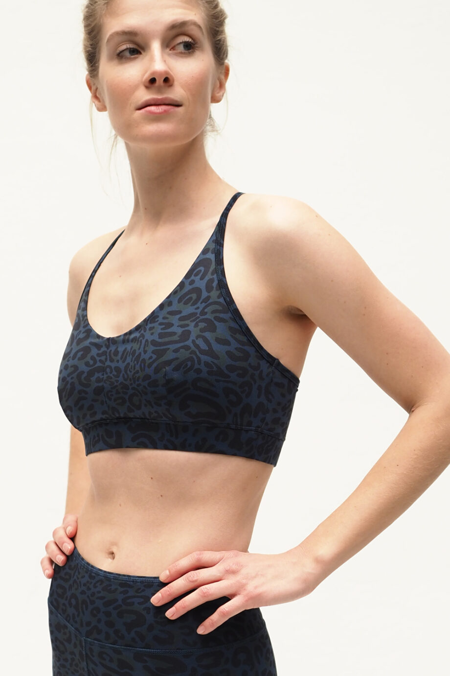 Yoga Bra Top Amba - Goodvibes Blue-Kismet Yogastyle