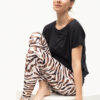 Yoga Leggings Ganga 7/8 - Camou White Brown-Kismet Yogastyle