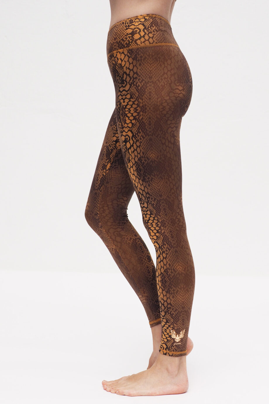 Yoga Leggings Ganga 7/8 - Desert Snake-Kismet Yogastyle