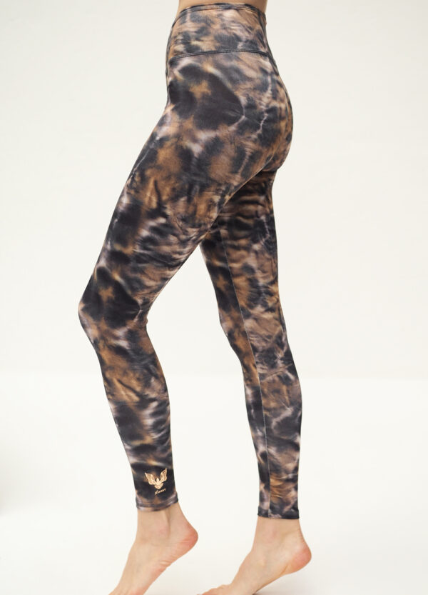 Yoga Leggings Ganga 7/8 - Fusion Brown -Kismet Yogastyle