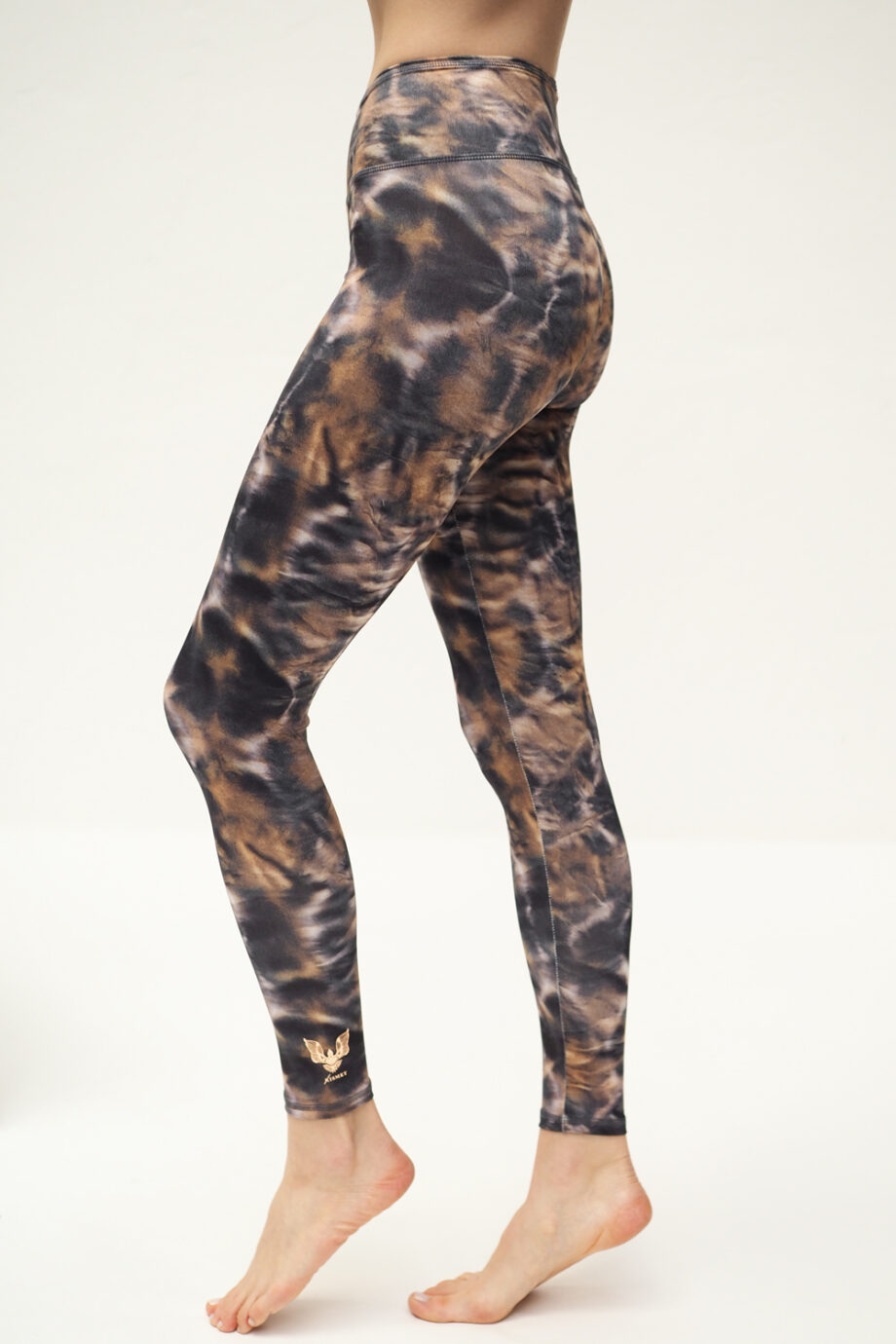 Yoga Leggings Ganga 7/8 - Fusion Brown -Kismet Yogastyle