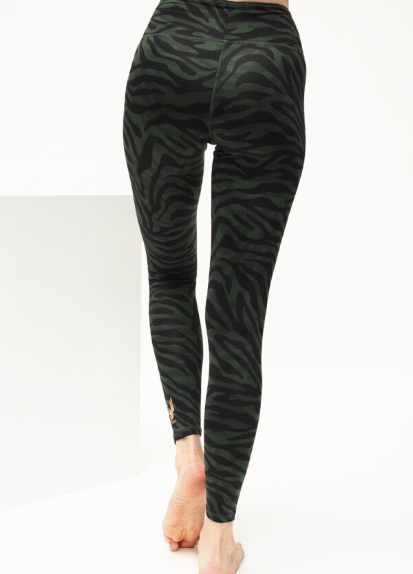 Yoga Leggings Ganga 7/8 - Camou Jade-Kismet Yogastyle