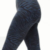 Yoga Leggings Ganga 7/8 - Zebra Blue-Kismet Yogastyle