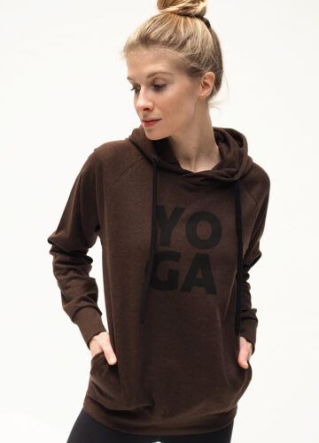 YOGA Hoodie Rudra - Hazel Marl -Kismet Yogastyle