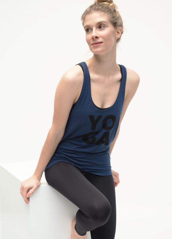 Aja Tank YOGA blue_Kismet Yogastyle_front