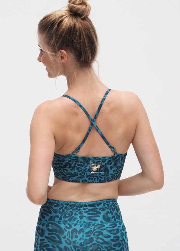 Amba Bra leo turquoise_Kismet Yogastyle