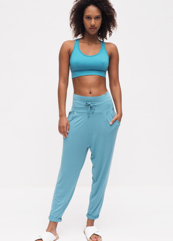 Bali Pant turquoise_Kismet Yogastyle