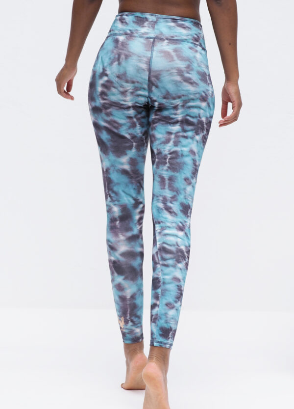 Ganga Leggings elements turquoise_Kismet Yogastyle