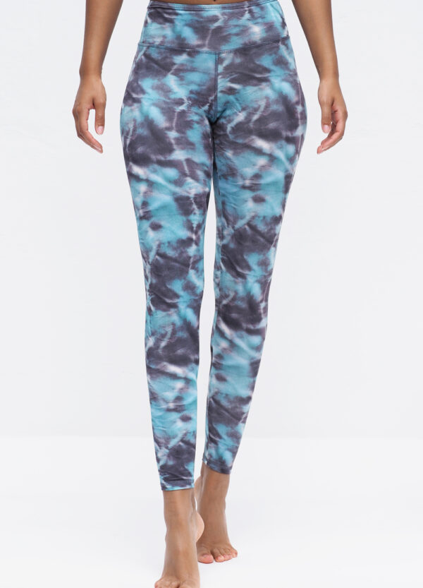 Ganga Leggings elements turquoise_Kismet Yogastyle