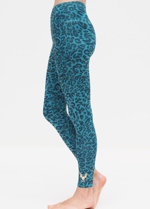 Ganga Leggings leo turquoise_Kismet Yogastyle