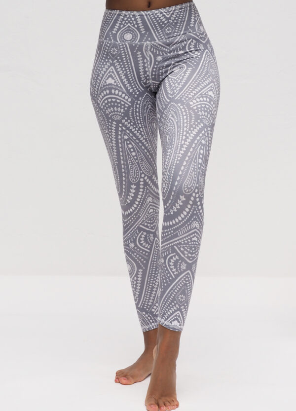Ganga Leggings mandalay grey_Kismet Yogastyle