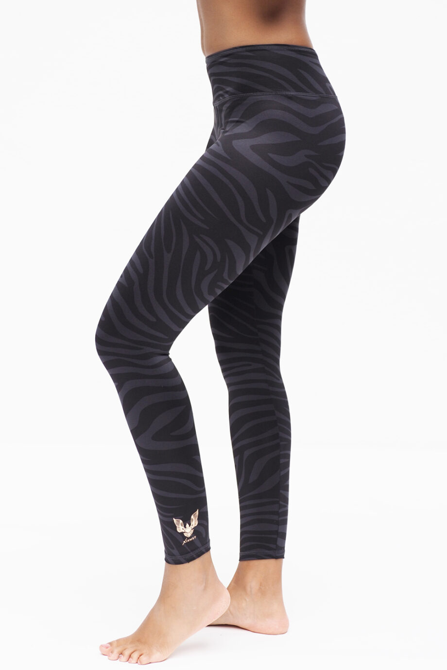Ganga Leggings 7/8 zebra anthracite
