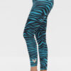 Ganga Leggings zebra turquoise_Kismet Yogastyle