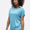 Manavi Tee turquoise_Kismet Yogastyle
