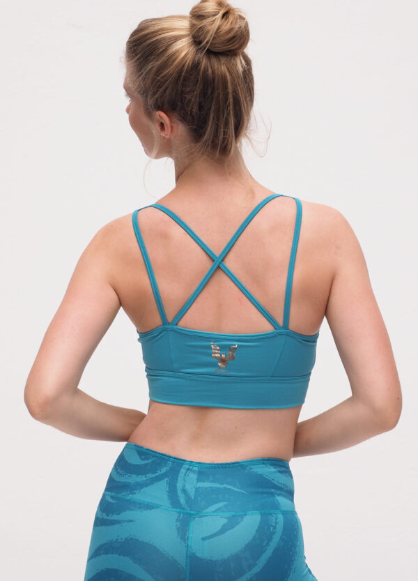 Rami Bra Top turquoise_Kismet Yogastyle