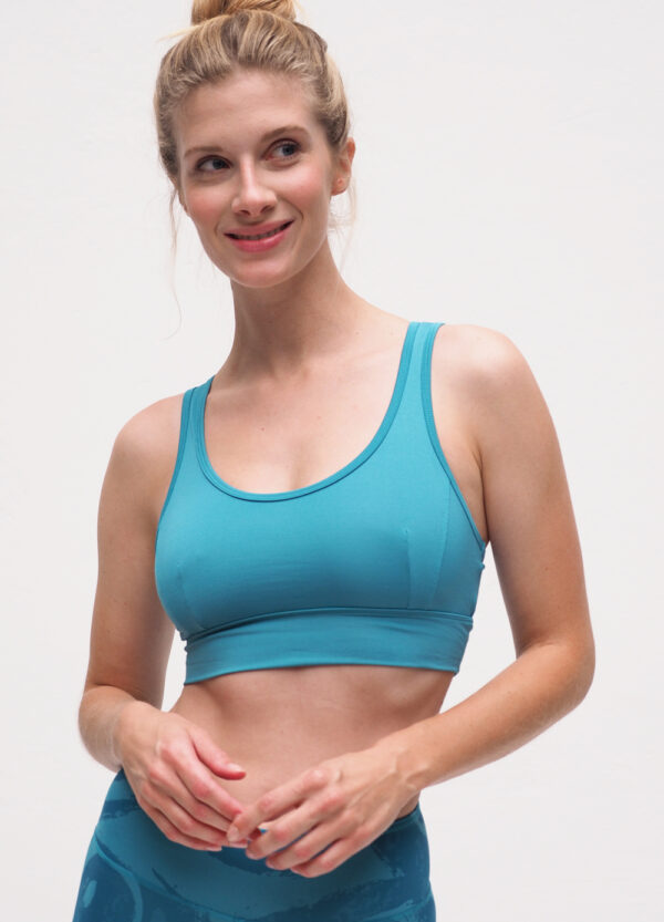 Rami Bra Top turquoise_Kismet Yogastyle