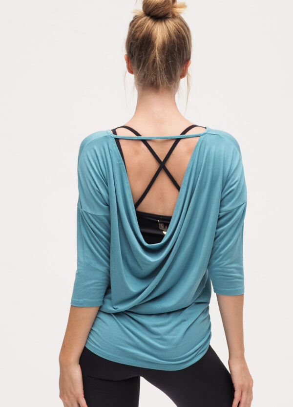 Shula Top turquoise_Kismet Yogastyle