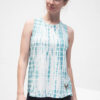 Shakti Tank_batik turquoise_Kismet Yogastyle