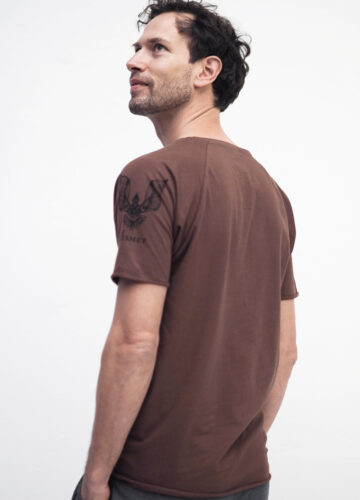 Arjuna Tee brown-Kismet Yogastyle