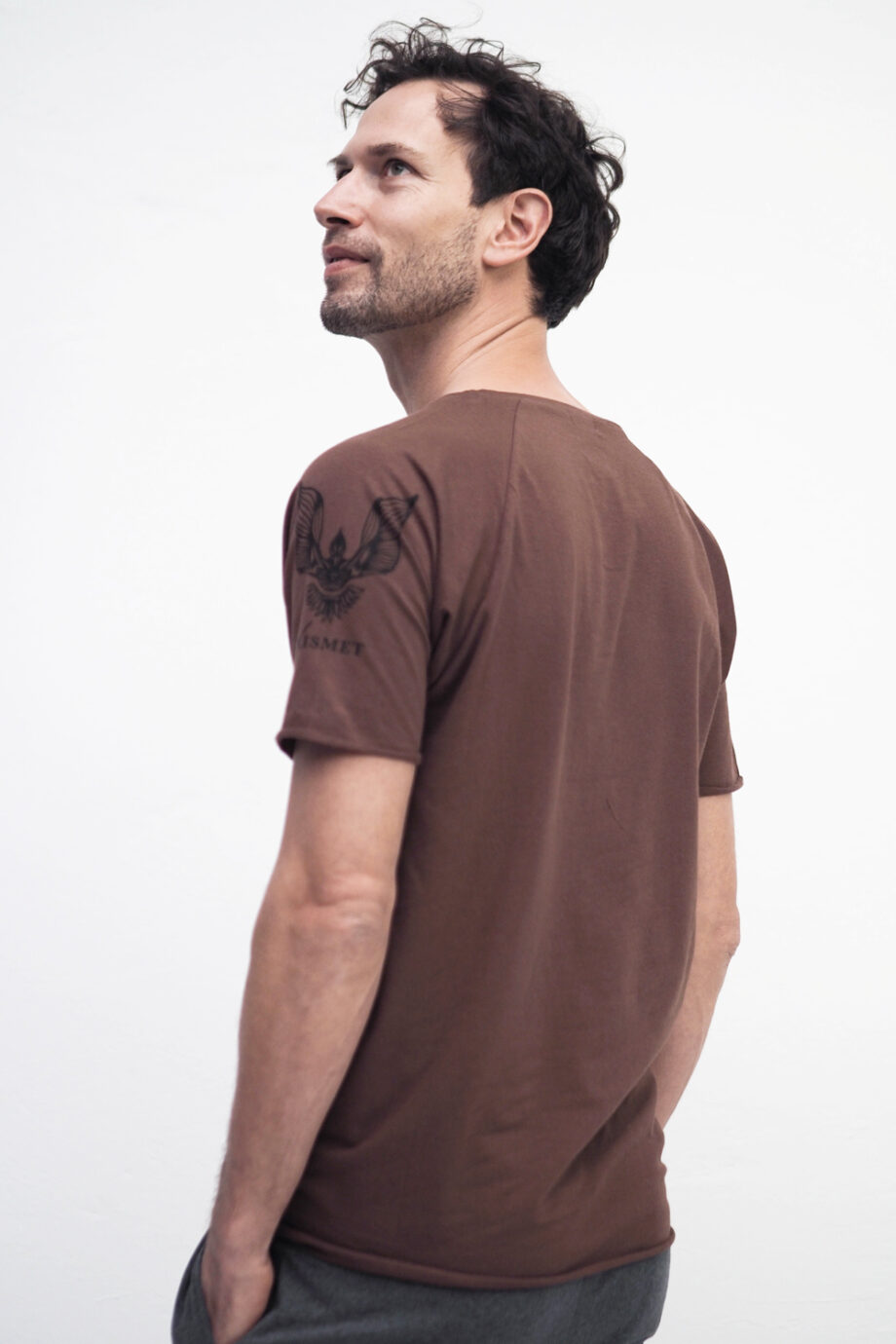 Arjuna Tee brown-Kismet Yogastyle