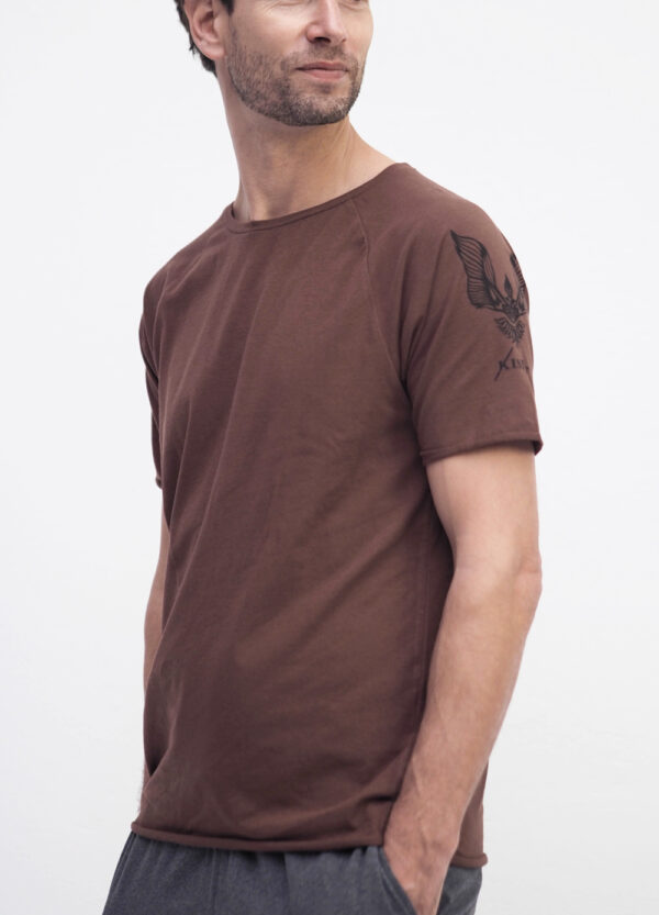 Arjuna Tee brown-Kismet Yogastyle
