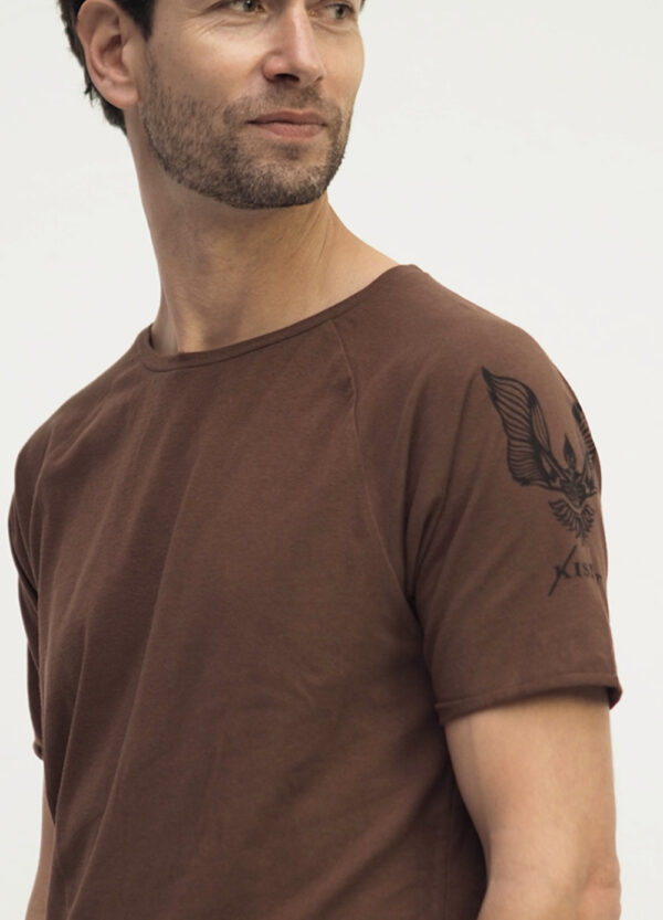 Arjuna Tee brown-Kismet Yogastyle