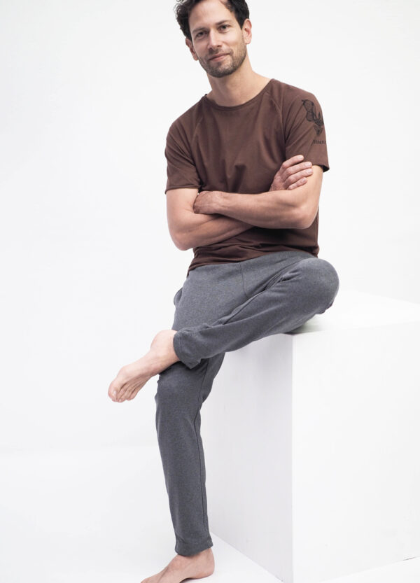 Arjuna Tee brown-Kismet Yogastyle