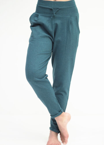 Balian Pant emerald marl-Kismet Yogastyle