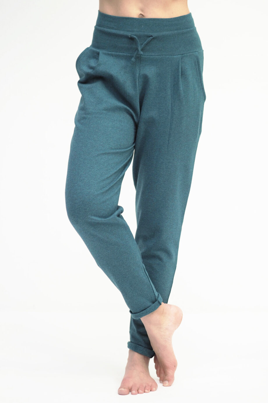 Balian Pant emerald marl-Kismet Yogastyle