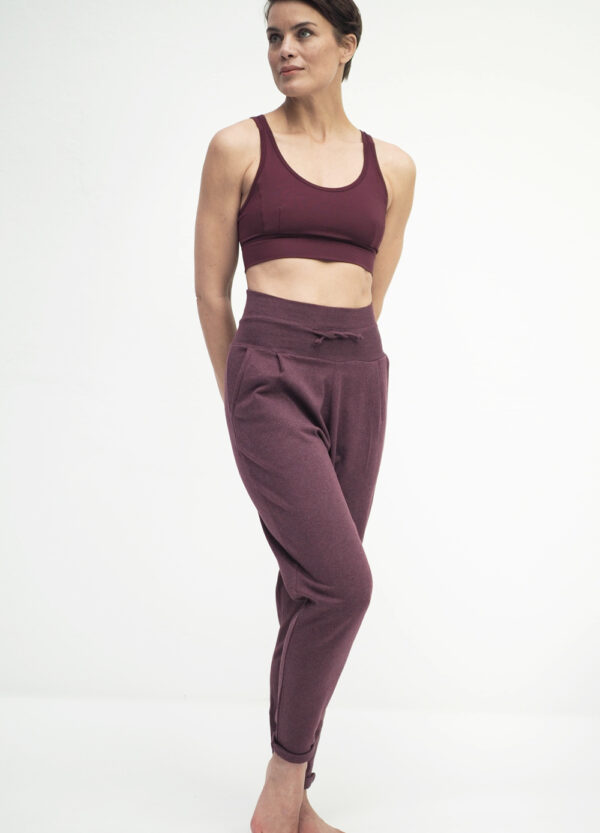 Balian Pant ruby marl-Kismet Yogastyle
