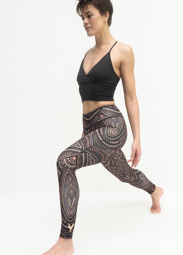 Ganga Leggings mandalay red-Kismet Yogastyle
