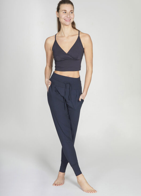 Love Crop Top Anthracite Cosy Pants Anthracite