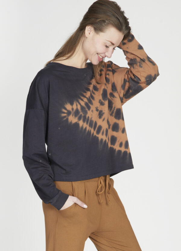 Alternative view of Sweater - anthracite batik