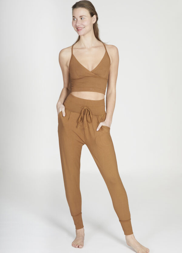 Love Crop Top Maroon 
Cosy Pants Maroon