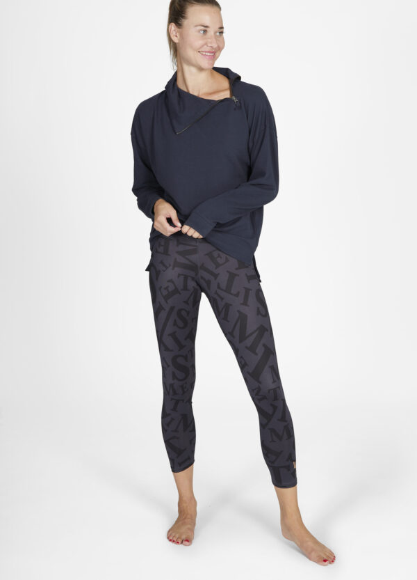 Kismet Sweater Twist Anthracite Ganga Leg Anthracite Typo