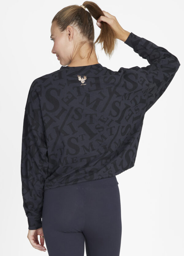 Cosy Sweater Anthracite Typo