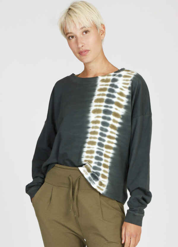 Batik Sweater seaweed