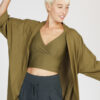 Lux Crop Top Olive